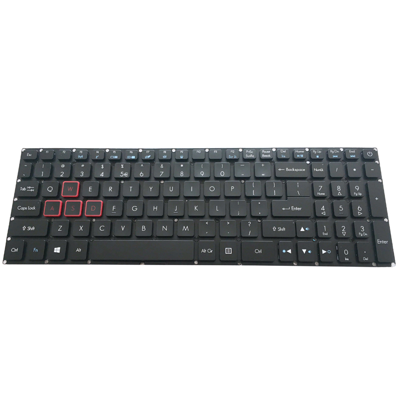 Laptop us keyboard fr Acer Predator Helios PH315-51-77MC backlit