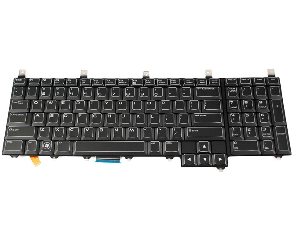 Dell Alienware M17X series laptop Backlit US Keyboard NSK-D8C01