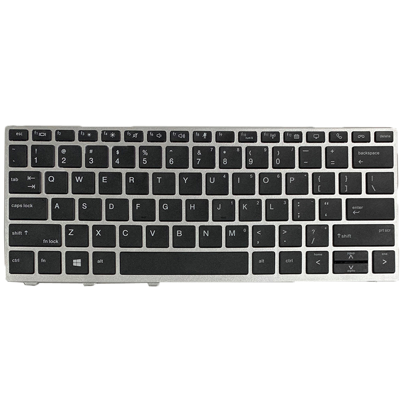 Laptop US keyboard for HP Elitebook 836 G5 no pointing stick