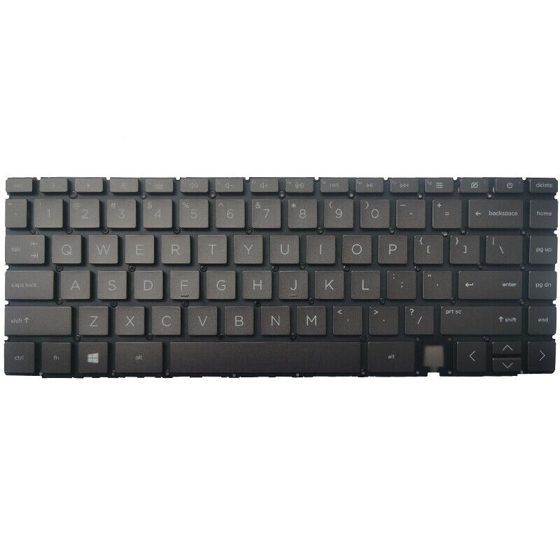 Laptop us keyboard for Hp Envy 13-ay1020ca backlit black keys