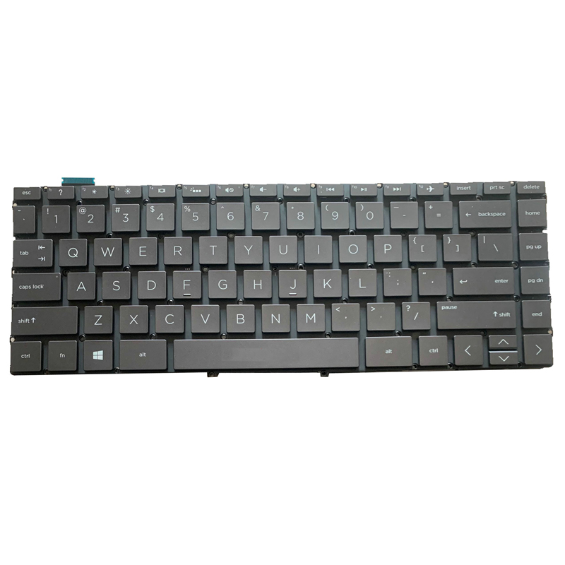 Laptop us keyboard for HP Spectre Folio 13-ak0000 backlit black
