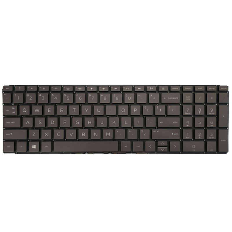Laptop US keyboard for HP 17-cp0009na Backlit