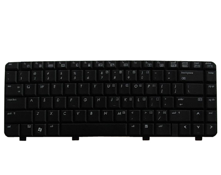 New HP 6520S 6720S 540 550 Keyboard US Black 455264-001