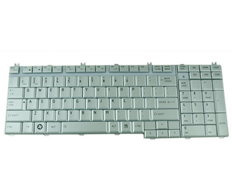 TOSHIBA L550 L550D L555 L555D US Keyboard silver