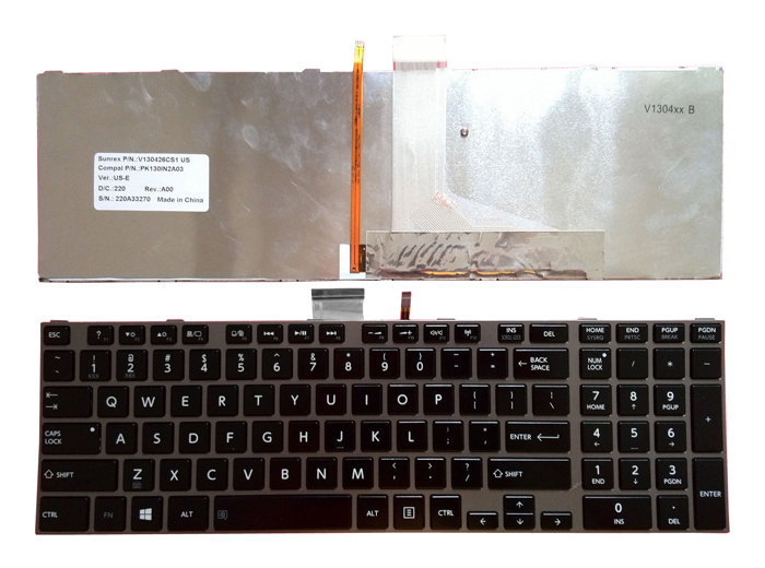 US Keyboard For Toshiba Qosmio X870-124
