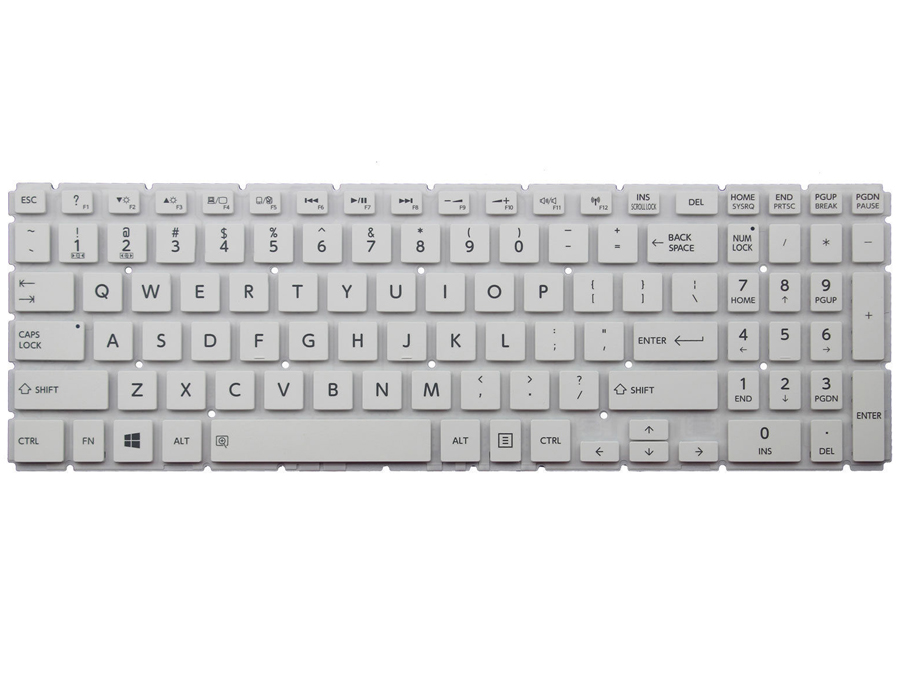 US Keyboard For Toshiba Satellite C55-C-1EV