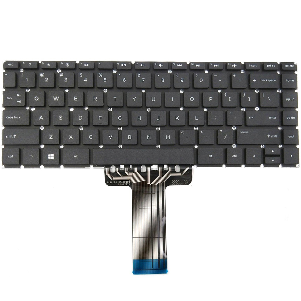 Laptop US keyboard for HP Pavilion x360 13-u009na