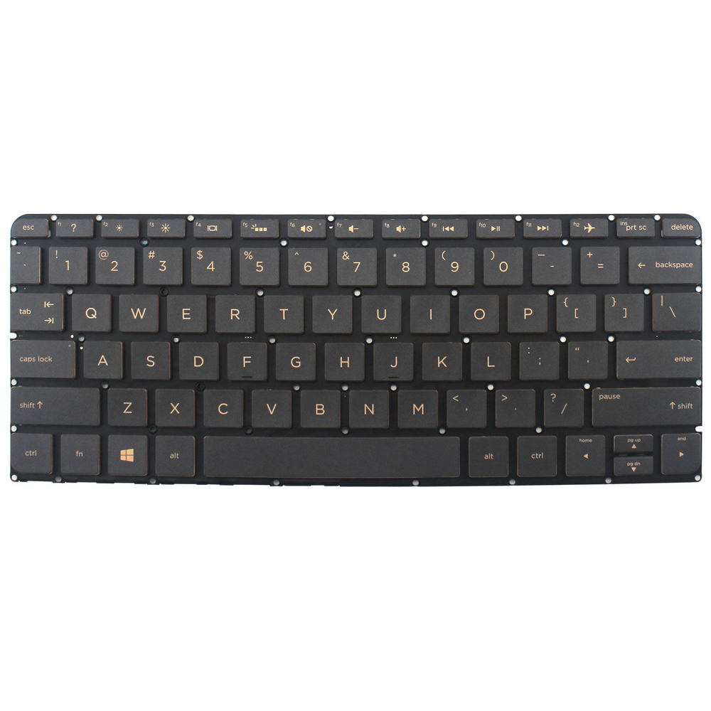 Laptop us keyboard for HP Spectre 13-v000na 13-v000no backlit