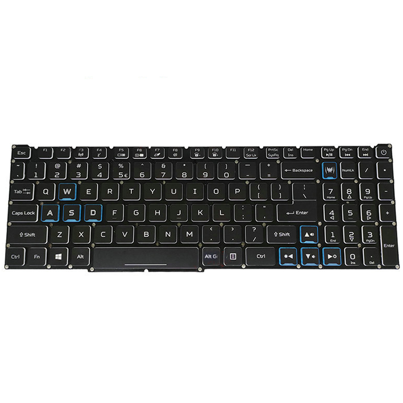Laptop us keyboard for Acer Predator PT315-52 RGB Colorful backl
