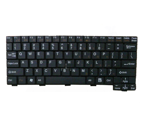 NEW Fujitsu lifebook p1610 p1620 p1510 US Keyboard Black