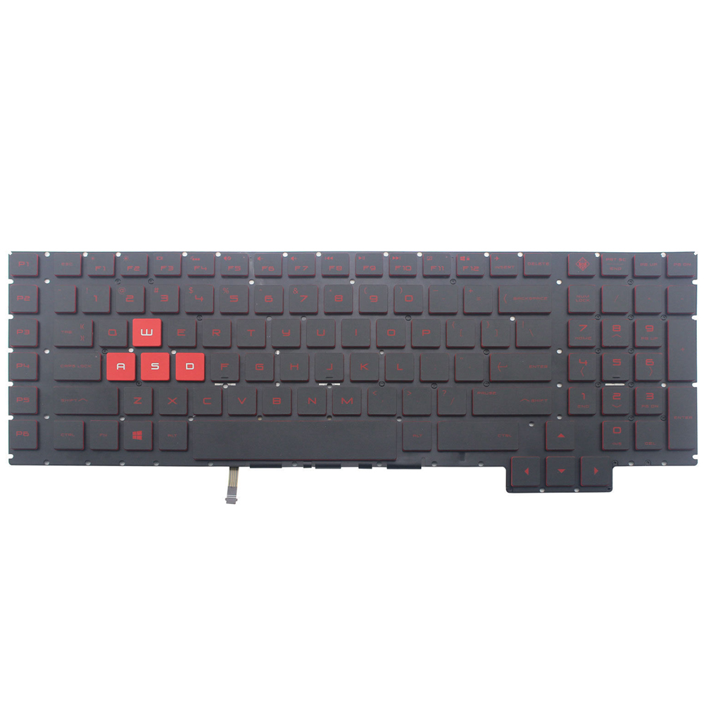 Laptop US keyboard for HP Omen 17-an044ng backlit