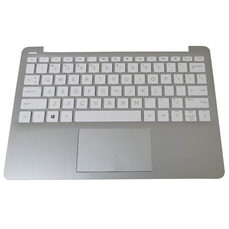 Laptop us keyboard for HP Stream 11-ak1020nr top cover white key