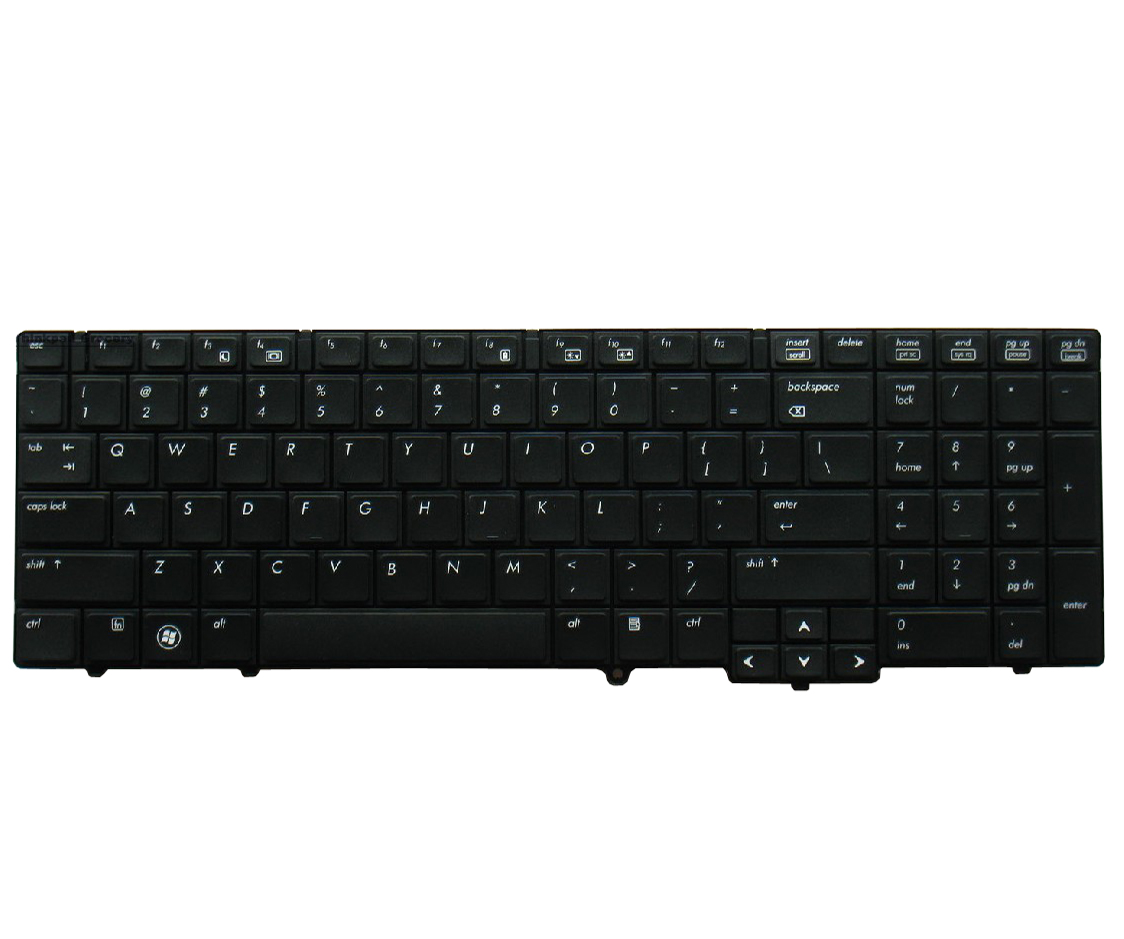 HP ProBook 6550b 6555b Black US Keyboard 613386-001