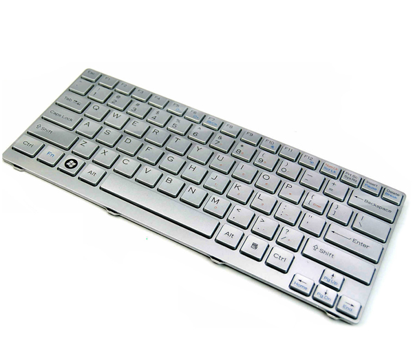 Sony Vaio VGN-CR510E 148024022 14.1 Laptop Keyboard Silver