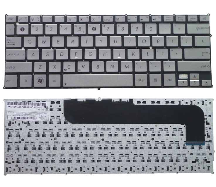 US keyboard for ASUS Zenbook UX21E-SH52 UX21-ESL4