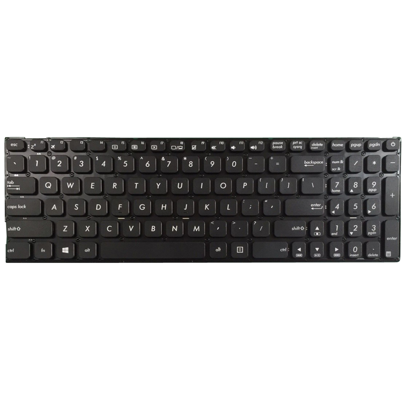 Laptop US keyboard for Asus x541n