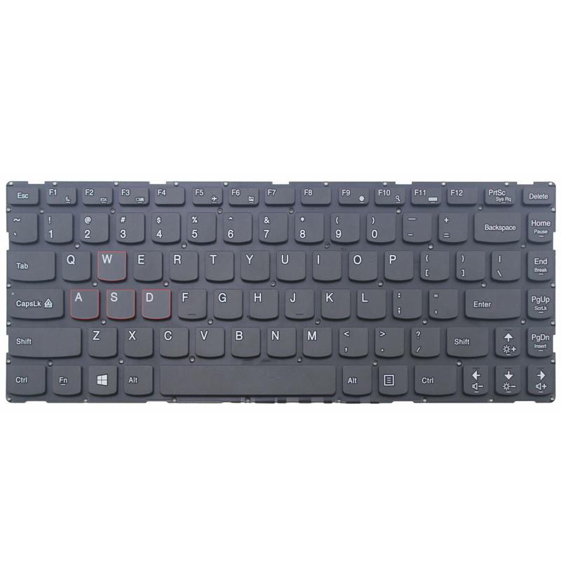 Laptop us keyboard for Lenovo ideapad Y700-14ISK (80NU)