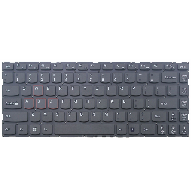 Laptop us keyboard for Lenovo ideapad Y700-14ISK (80NU)